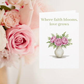 Carte Where fatih blooms love grows
