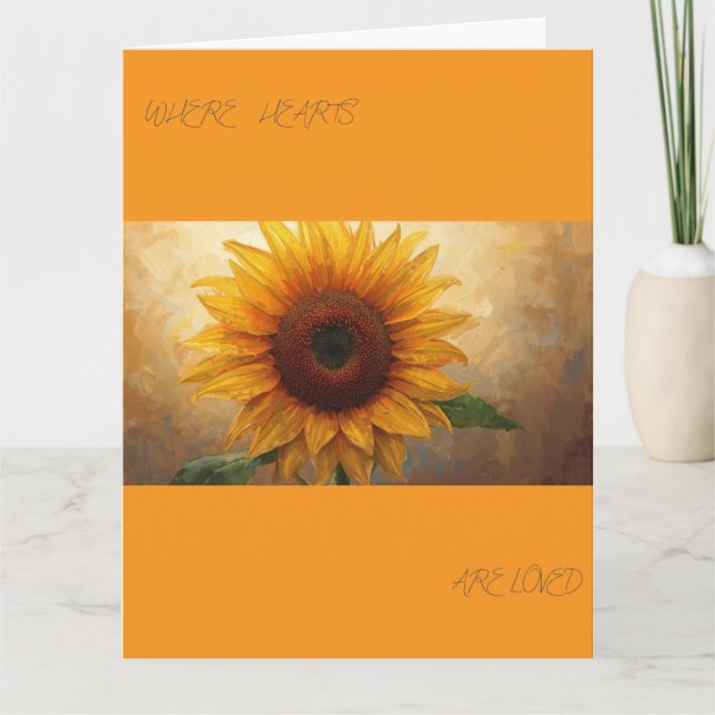 Carte Where Hearts Are Loved – Bloom Poem Art Print (Devant)