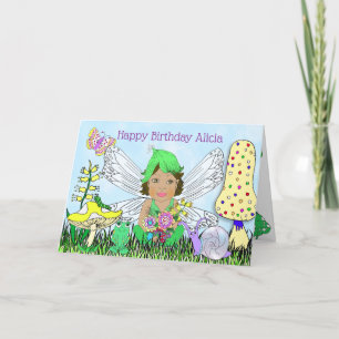 Carte Whimsical Fairy Elf sur Magic Mushroom Anniversair