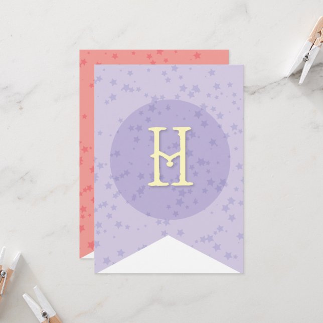 Carte Whimsical Sweet Fairy Princesse Fille Fête d'anniv (Devant/Arrière en situation)