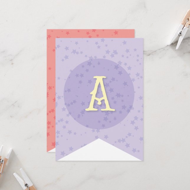 Carte Whimsical Sweet Fairy Princesse Fille Fête d'anniv (Devant/Arrière en situation)