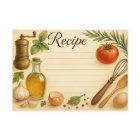 Whisked in Toscane Recette Card