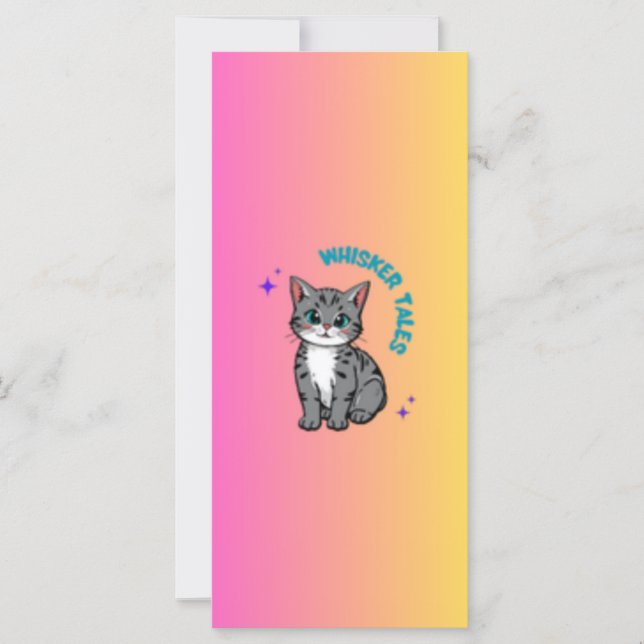 Carte Whiskers & Tales | Livre d'histoire de chats Whims (Devant)