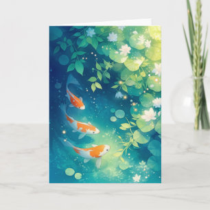Carte Whispers of the Koi Pond