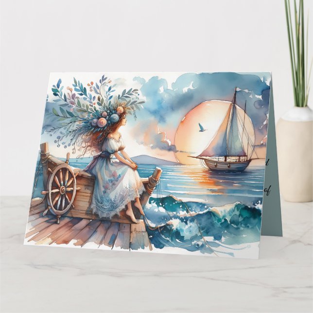 Carte Whispers of the Sea at Sunset (Devant)
