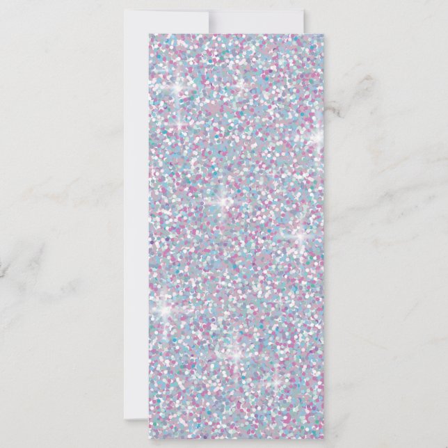 Carte White iridescent brillant (Devant)