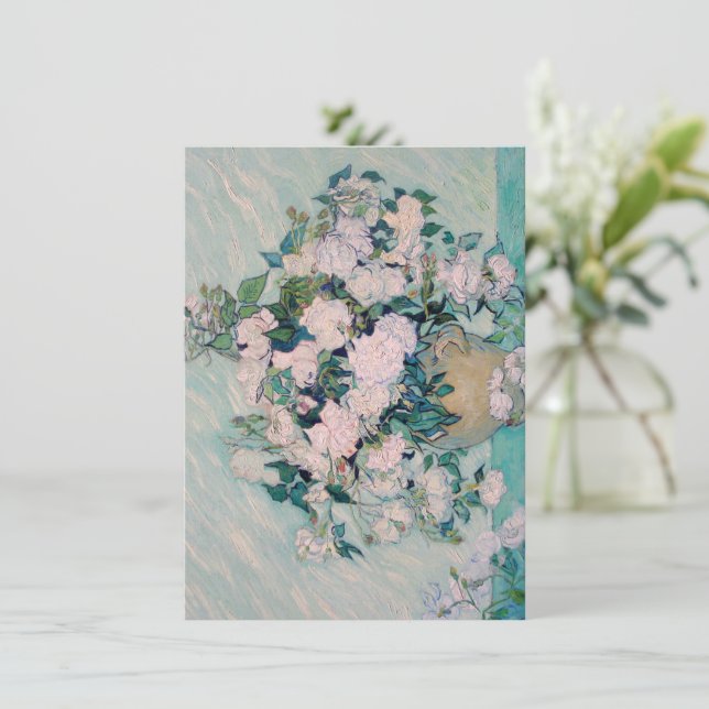 Carte White Roses-1890-Vincent van Gogh (Debout devant)