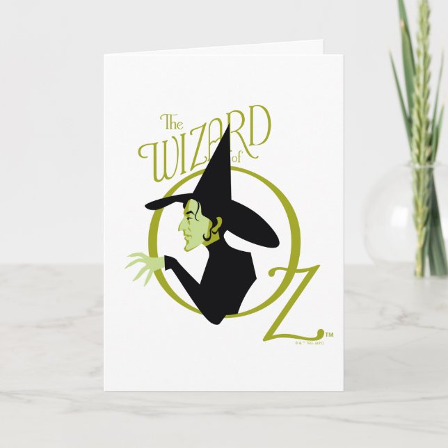 Carte Wicked Witch™ L'Assistant Du Logo Oz™ (Devant)
