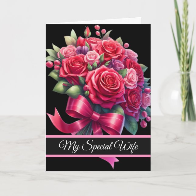 Carte Wife Birthday Card (Devant)