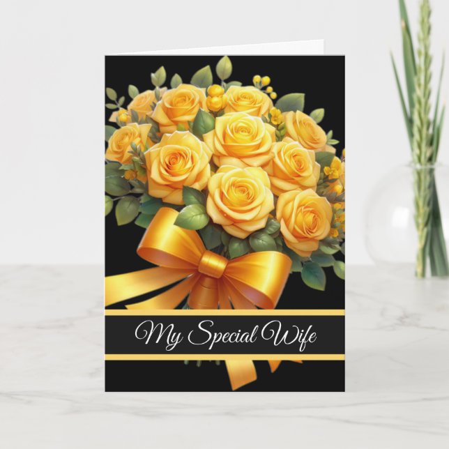Carte Wife Birthday Card (Devant)