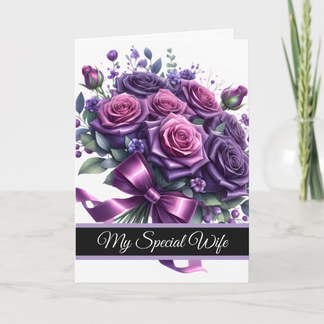 Carte Wife Birthday Card (Devant)