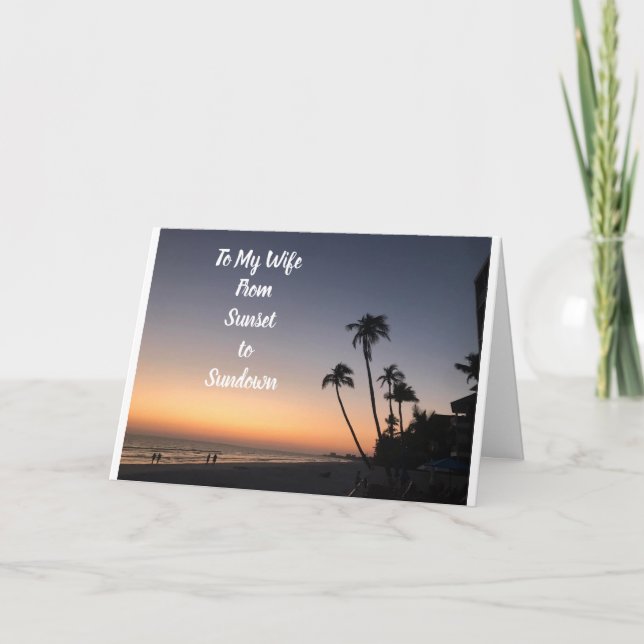CARTE **WIFE**S NON INSTALLÉ AU SOLEIL DES SOUHAITS D'AN (Devant)