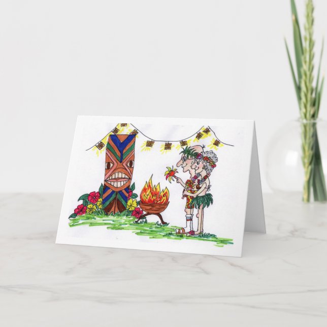 Carte Wigglesworths au luau (Devant)