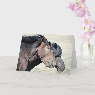 Carte Wild Mustangs of the West