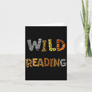Carte Wild reading kids reading books and bookworm