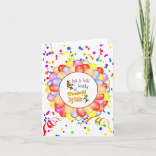 Carte Wild Wacky Merveilleux Grands Cadeaux Soeurs