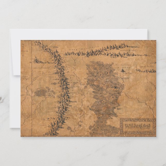 Carte Wilderland (Devant)