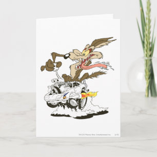 Carte WILE E. COYOTE™ Conducteur Fou