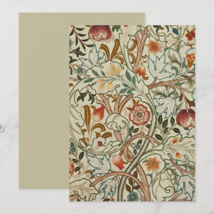 Carte William Morris Acanthus Broderie Motif Floral