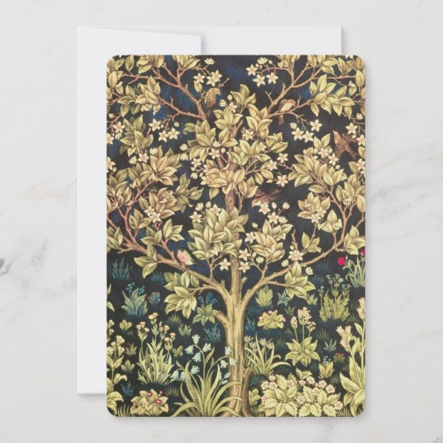 Carte William Morris Arbre De Vie (Devant)
