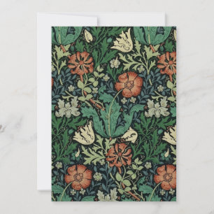 Carte William Morris Compton Floral Art