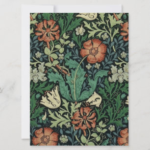 Carte William Morris Compton Floral Art