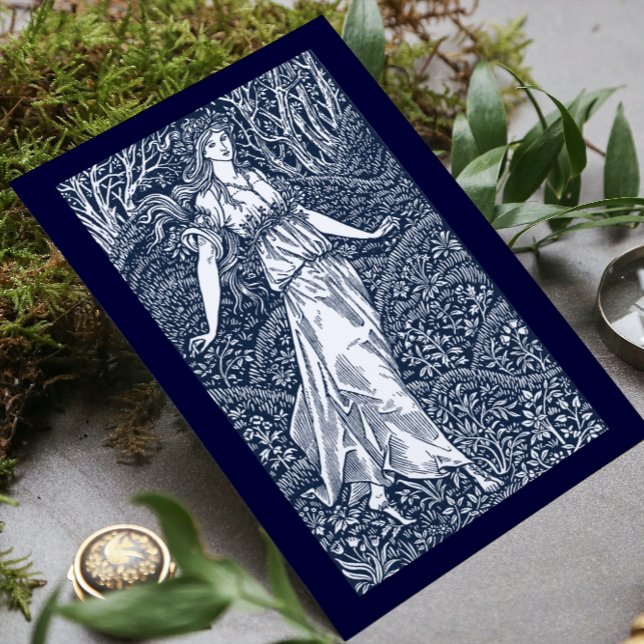 Carte William Morris Lady (Créateur téléchargé)