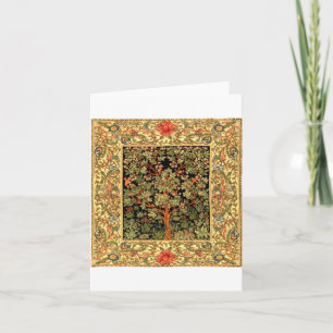 Carte William Morris - Motif De L'Arbre De Vie