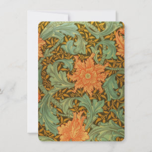 Carte William Morris Single Stem Pattern