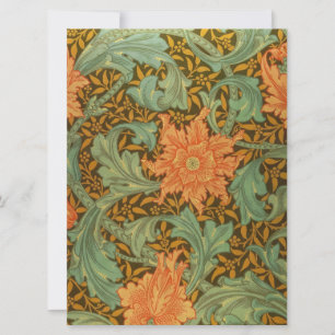Carte William Morris Single Stem Pattern