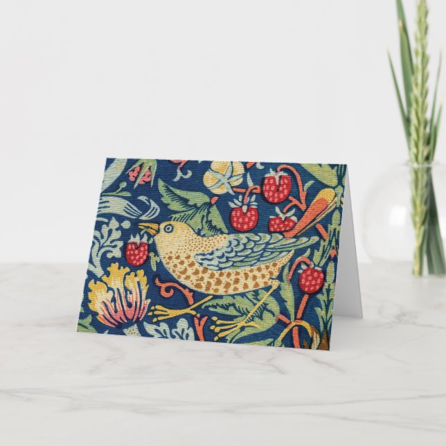 Carte William Morris - Thief aux fraises (Devant)