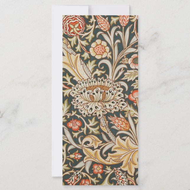 Carte William Morris Trent Garden Flower Classic Botanic (Devant)