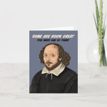 William Shakespeare Certains sont nés grand annive