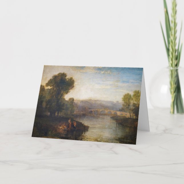 Carte William Turner - Vue sur Richmond Hill et le pont (Devant)