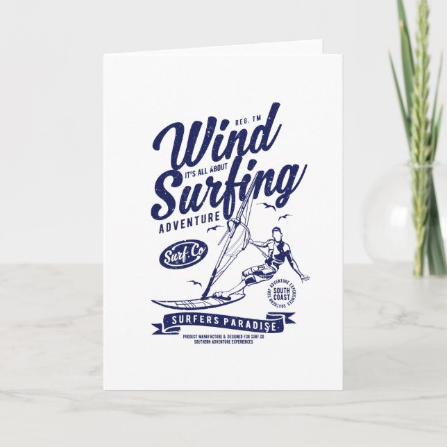 Carte Wind Surf (Devant)