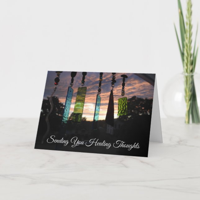 Carte Windchimes Photo Zen Thinking of You (Devant)