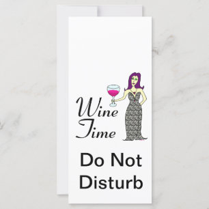Carte "Wine Time" WineWomenDesigns.com Promotions