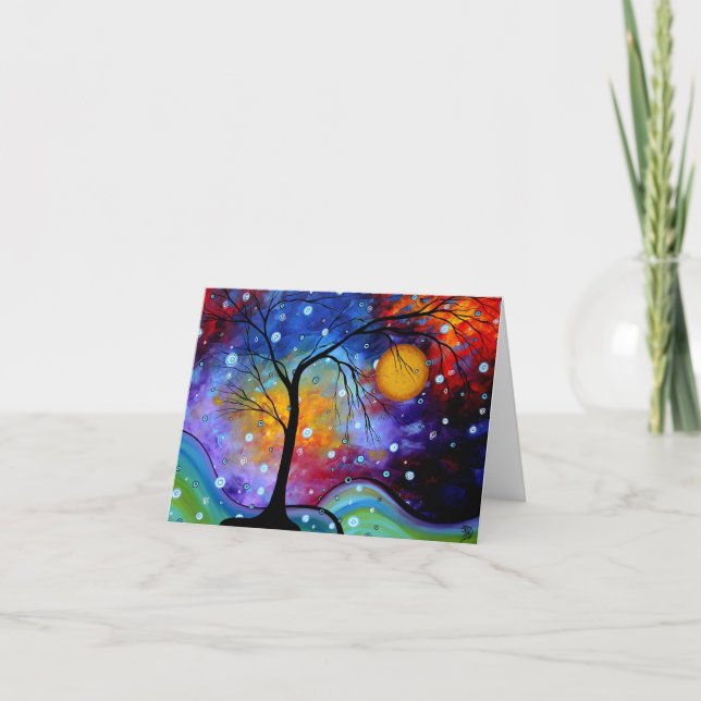 Carte Winer Sparkle Circle of Life MADART Peinture (Devant)