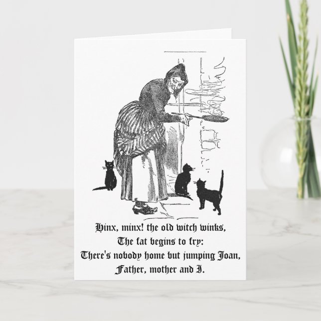 Carte Winking Witsery Rhyme (Devant)
