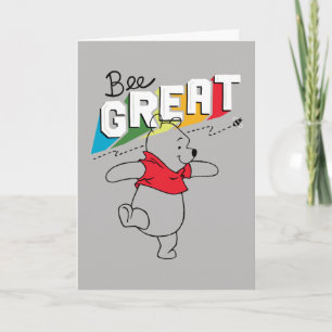 Carte Winnie l'Ooh Abeille grande