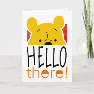 Carte Winnie l'Ooh Bonjour !