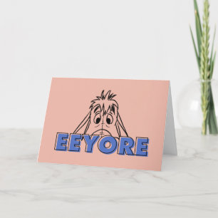 Carte Winnie l'Ooh   Eeyore Peek-A-Boo