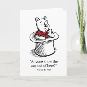 Carte Winnie l'Ooh   N'importe qui connaît la voie à sui