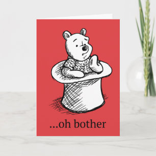 Carte Winnie l'Ooh Oh Bother Citation