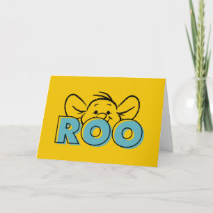 Carte Winnie l'Ooh   Roo Peek-A-Boo