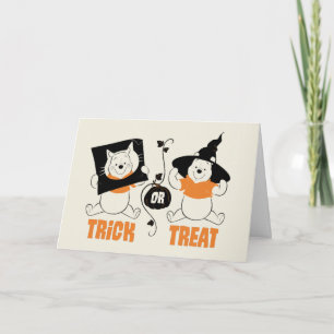 Carte Winnie l'Ooh   Tricoter ou traiter