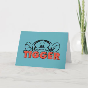 Carte Winnie l'Ourson  Tigger Peek-A-Boo