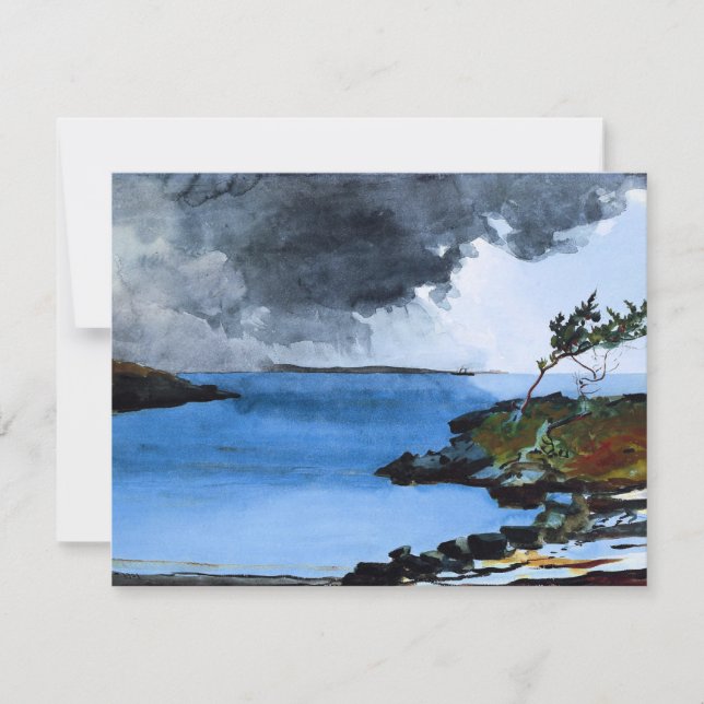 Carte Winslow Homer - La tempête à venir (Devant)