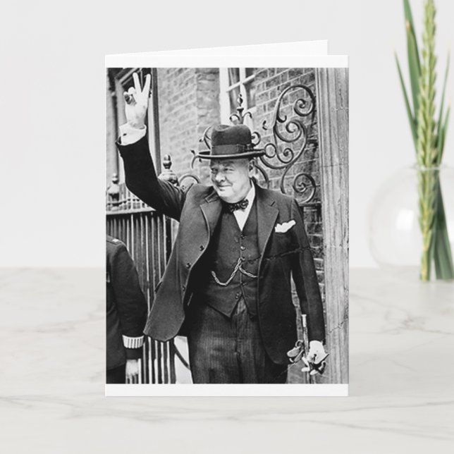 Carte Winston Churchill (Devant)