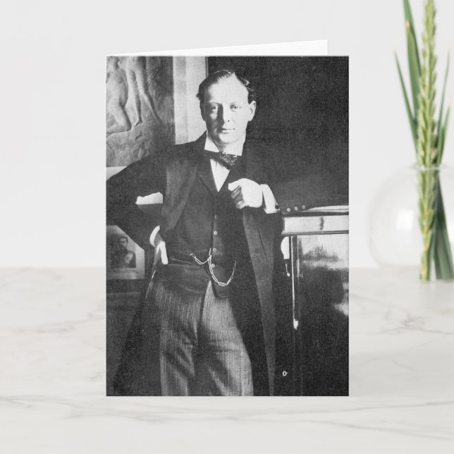 Carte Winston Spencer Churchill en 1904 (Devant)
